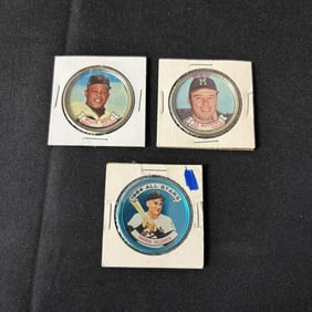 Willie Mays, Ed Mathews + 1964 Topps Coins