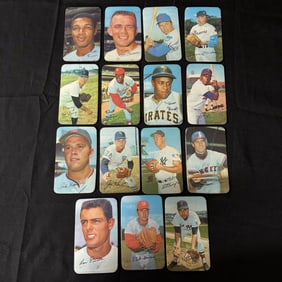 Group of 1970 Topps Jumbo Baseball Cards w/HOFs