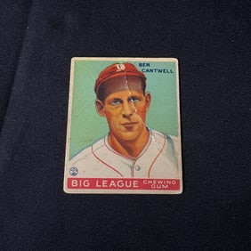 Ben Cantwell 1933 Big League Chew Baseball Card