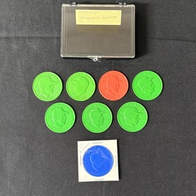 1959 Armour Baseball Coins Hank Aaron +