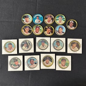 Group of 1964 Topps Baseball Coins w/HOFs