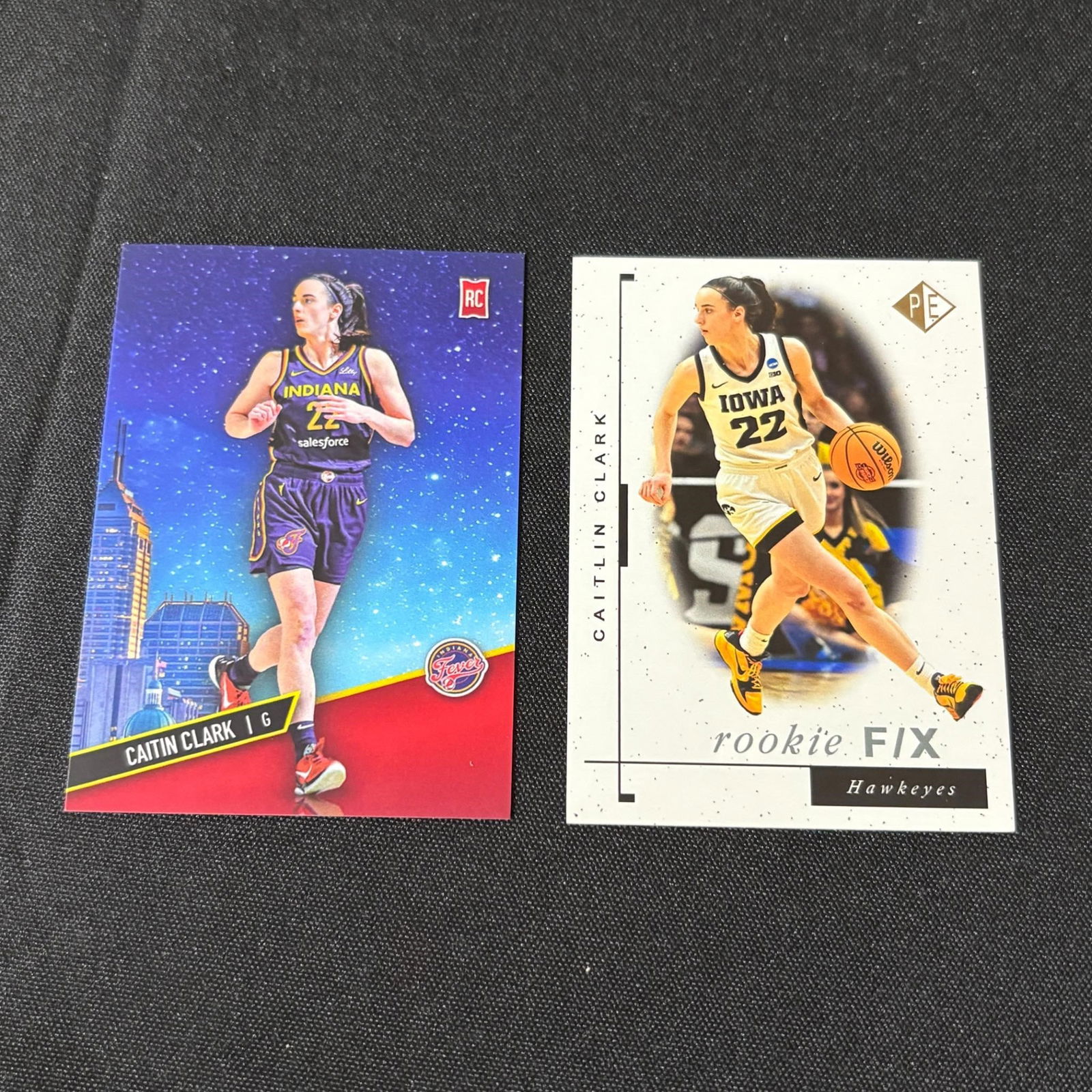 Caitlin Clark Rookie Year Basketball Cards (1 of 2)