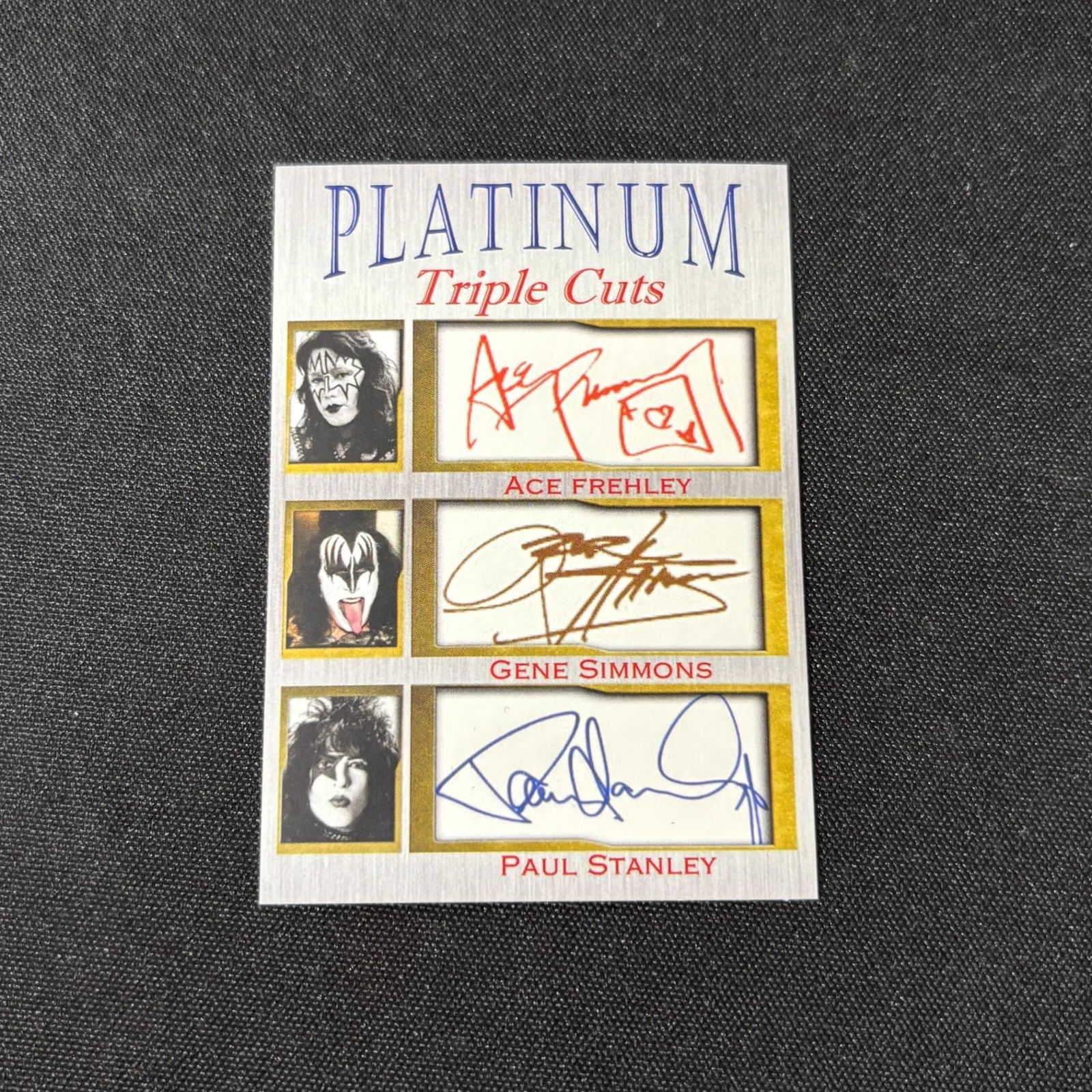 Kiss Facsimile Triple Cuts Card (1 of 2)