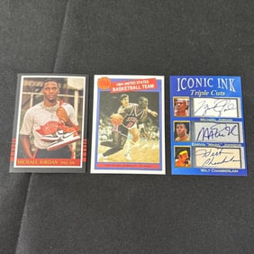 Michael Jordan Facsimile and tribute cards