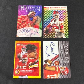 Mahomes, Swift, Kelce Facsimile Ink Cards