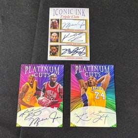Jordan, Bryant Facsimile LE Sig Cards
