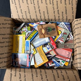 Box of Unsearched Baseball Cards