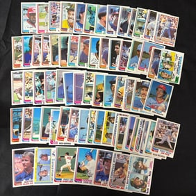 1982 Topps Baseball Card lot
