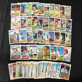 1980 Topps Baseball Card lot