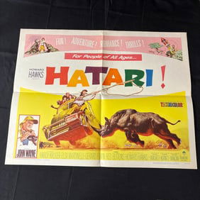 Walt Disney's Hatari Window Card