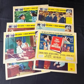 Tony Curtis Great Imposter Lobby Card Set of 8