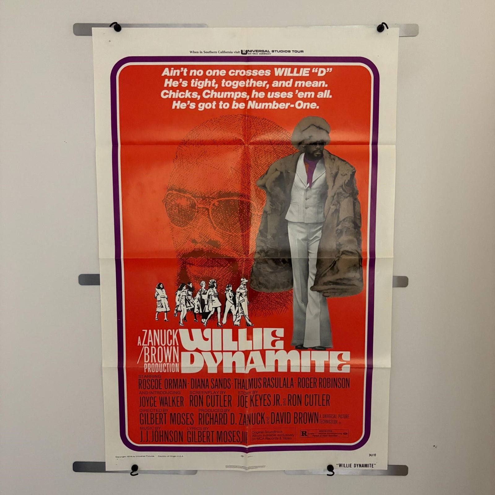 Willie Dynamite Original 1974 Movie Poster (1 of 3)