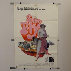 Super Fly Original 1972 Movie Poster Staring Ron O'Neal
