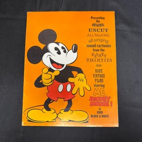 Mickey Mouse Press Book for 1930's Cartoons