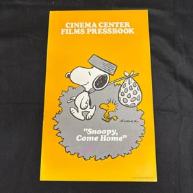 Snoopy Come Home Original Movie Press Book