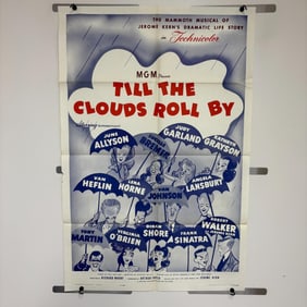 Til The Clouds Roll By 1962 Reprint One Sheet