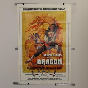 Seven Blows Of the Dragon Original One Sheet