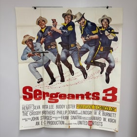 Sergeants 3 Bot. 3 Sheet Movie Poster