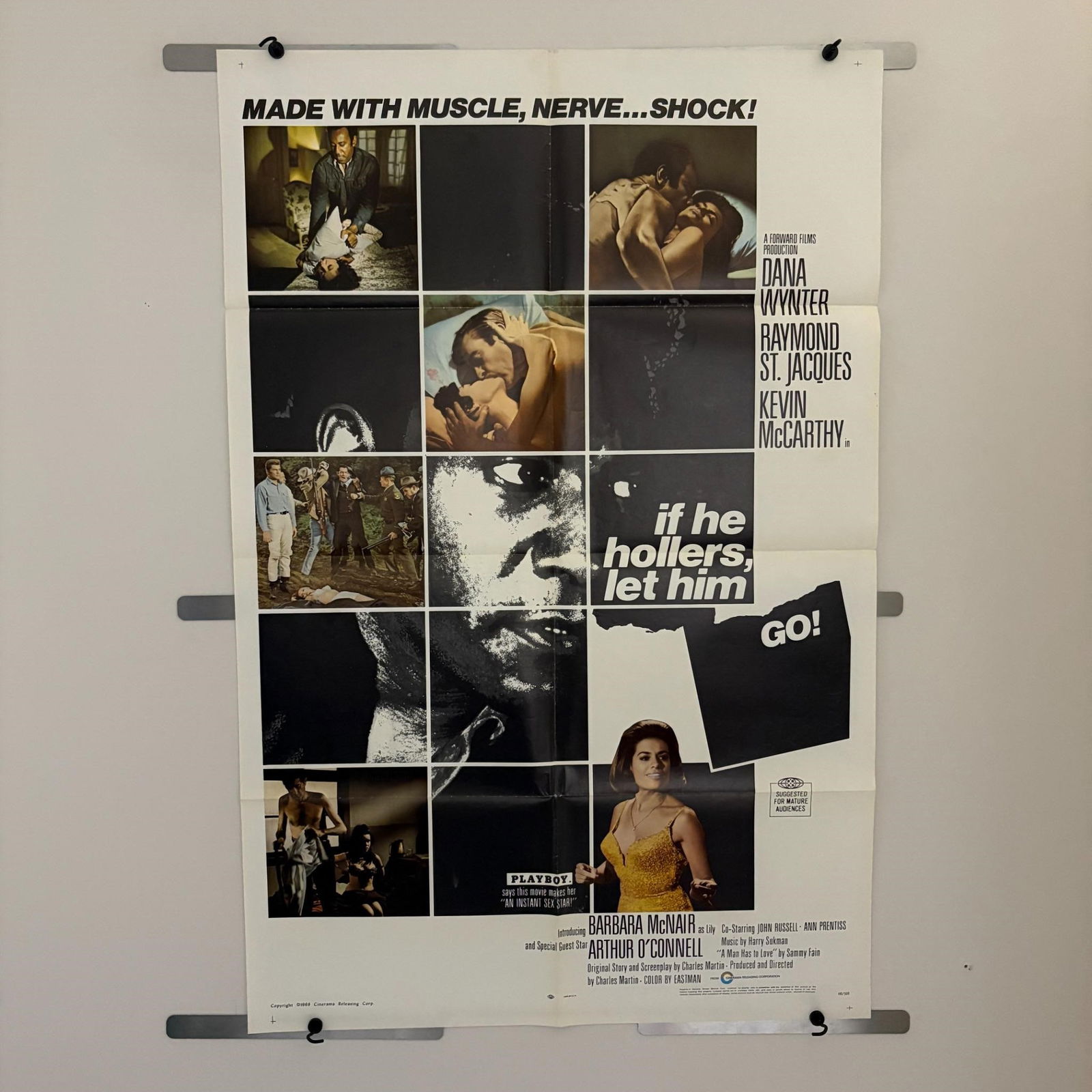 If He Hollers Let Him Go Original 1 Sheet Poster (1 of 3)