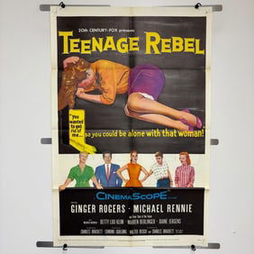 Teenage Rebel Original 1956 One Sheet Poster