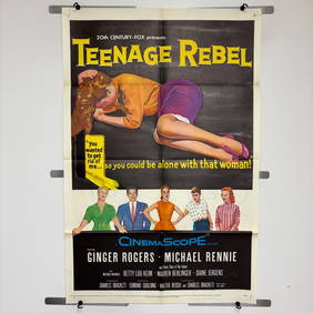 Teenage Rebel Original 1956 One Sheet Poster (1 of 3)