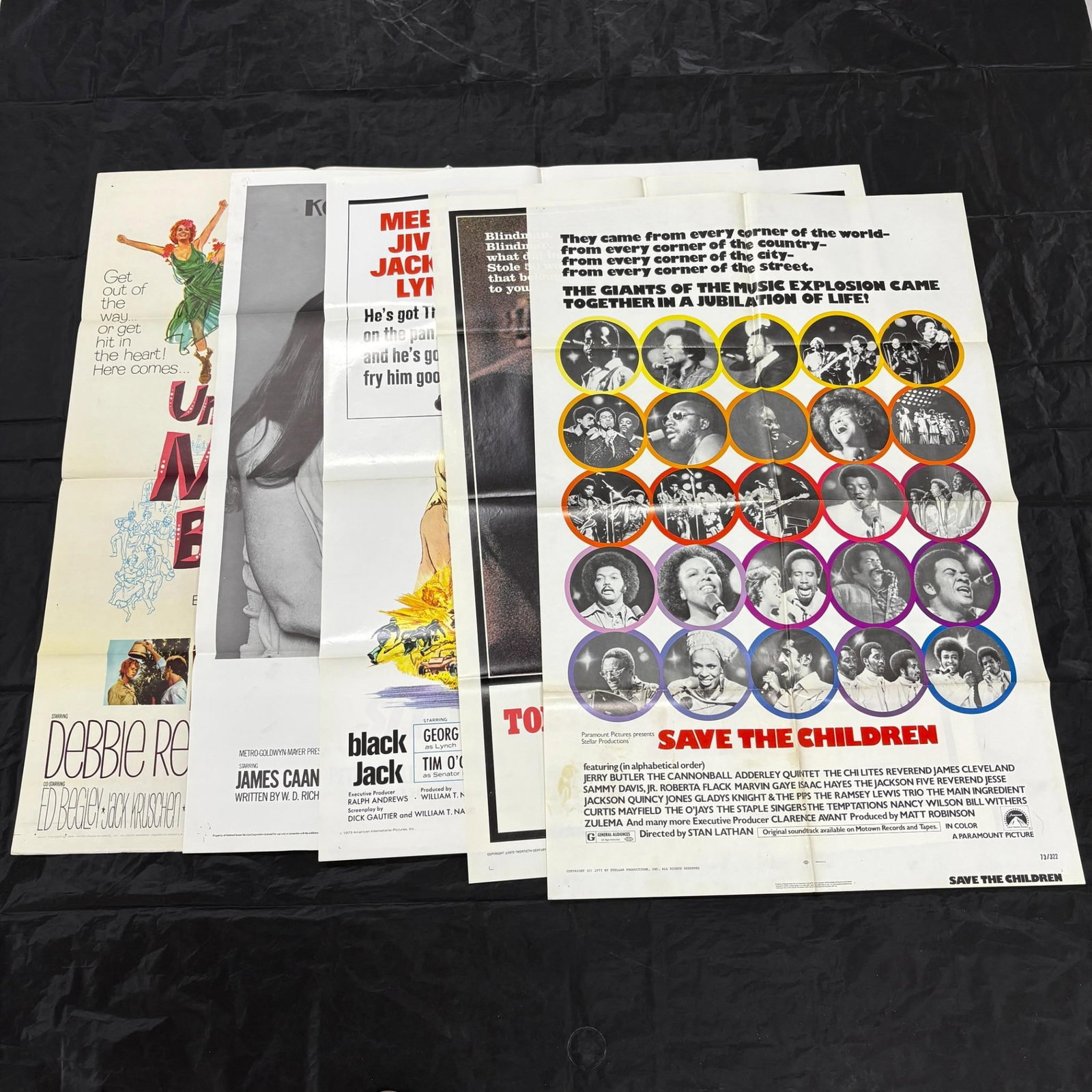 60s and 70s Movie Posters, Slither: Lot of 1960s and 70s Vintage Movie Posters. Includes Black Jack, Slither. Vintage Movie Memorabilia. Dimensions: 27x41 Please look at photos carefully. All sales are final. Items sold as is. We offer 