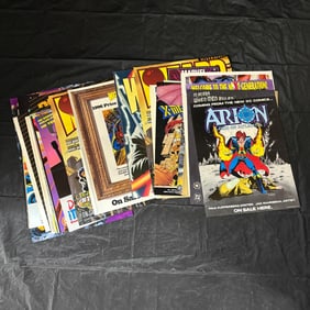 Large Group of Comic Promo Posters w/Wizard