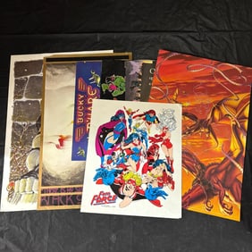 Group of Super-Heroes & Sci-fi posters