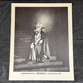 Barrymore Duck in Drakula Poster