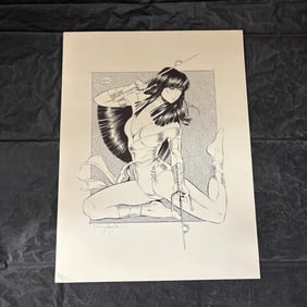 Steve Woron Signed Elektra Print