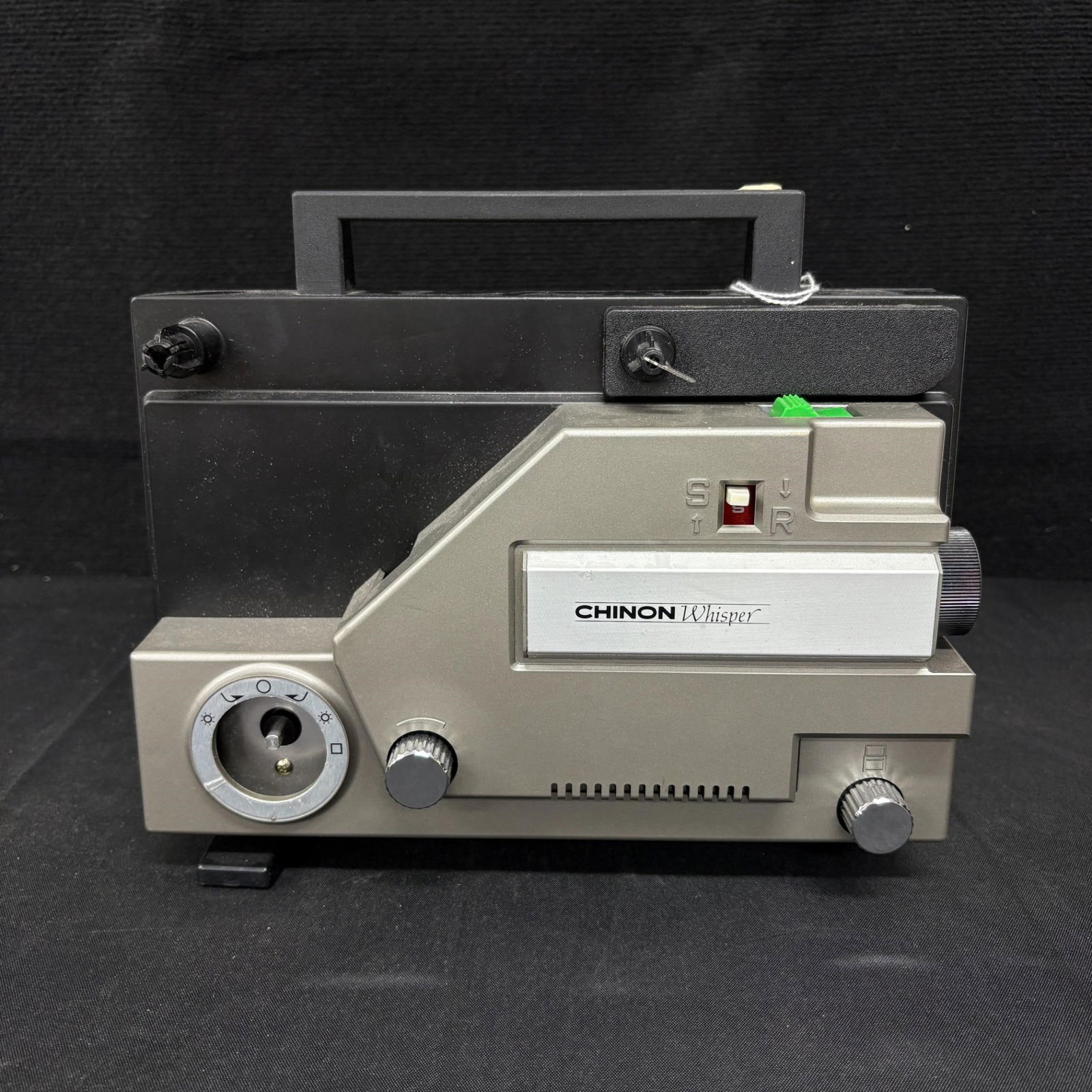 Vintage Film Projector: Please look at photos carefully. All sales are final. Items sold as is. We offer virtual and in person previews of any lots up until auction day. By placing a bid you agree to allow us to charge the c