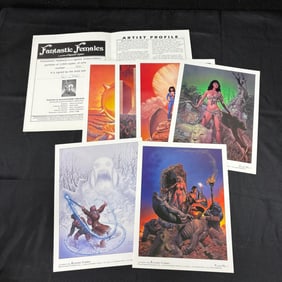 Richard Corben Signed Fantasy Print Portfolio