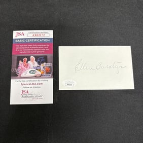 Ellen Burstyn Signature, JSA COA