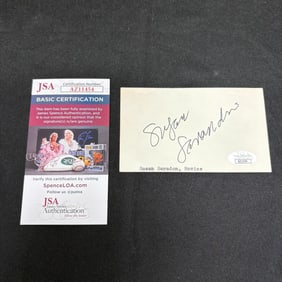Susan Saradon Signature, JSA COA