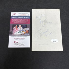 Zalman King Signature, JSA COA