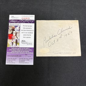 Bubba Church Signature, JSA COA (Baseball)