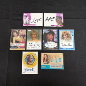 Autograph Trading Card lot, Star Trek, Avengers