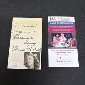 Eleanor Powell Signature, JSA COA