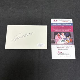 Julie Christie Signature, JSA COA