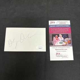 Olympia Dukakis Signature, JSA COA