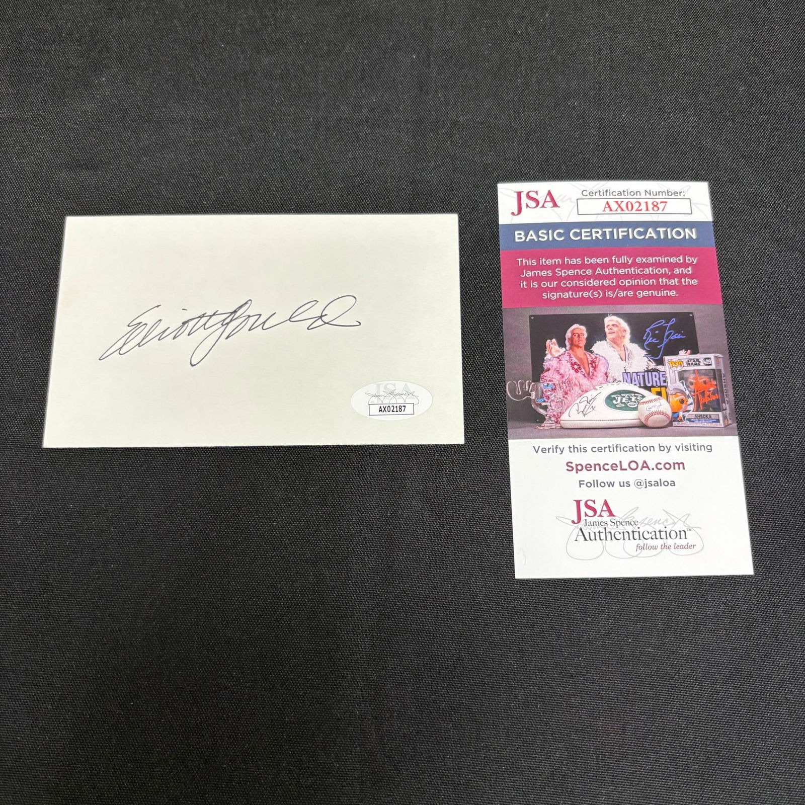 Elliott Gould Signature, JSA COA (1 of 1)