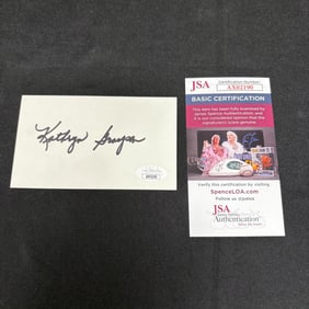 Kathryn Grayson Signature, JSA COA