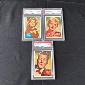 PSA 8 Topps Hit Stars Trading Cards