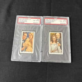PSA 8 Graded 1936 Film Episodes Tobacco Cards