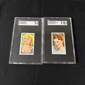 SGC Graded 1939 My Favorite Part Tobacco Cards