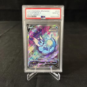PSA 10 Vaporeon V SR Eevee Heroes