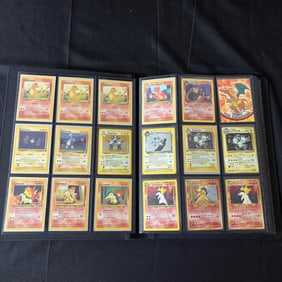 Vintage Pokemon Card Binder, Holos, 1st Ed +