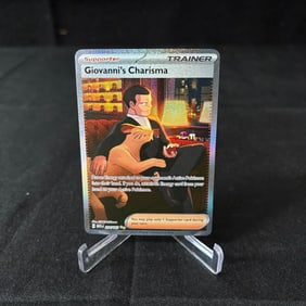 Giovanni's Charisma #204 SIR English 151 Pokemon Card