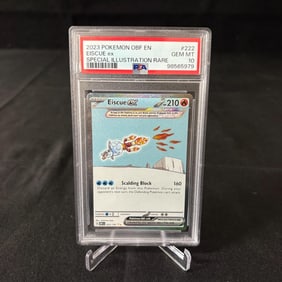 PSA 10 Eiscue EX SIR Pokemon Card