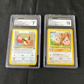 CGC WOTC Promo Pokemon Cards, Eevee Holo